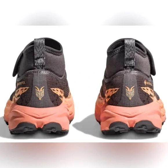 Hoka Brown and Orange Athletic Shoes - Picture 6 of 10